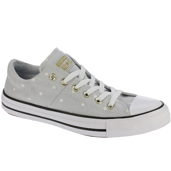 Converse Shoes - Converse CTAS Madison Ox Sneakers Light Grey With White Polka Dots  Size 8